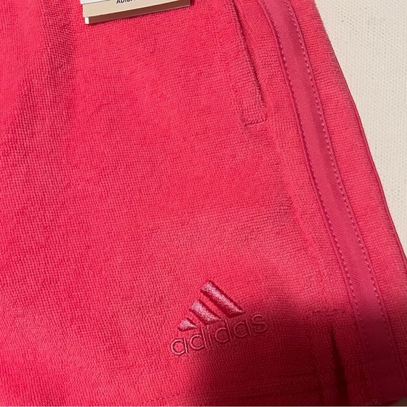 NWT adidas Women's Spring Terry Polo with Draw String Size L (F2) - Picture 3 of 6